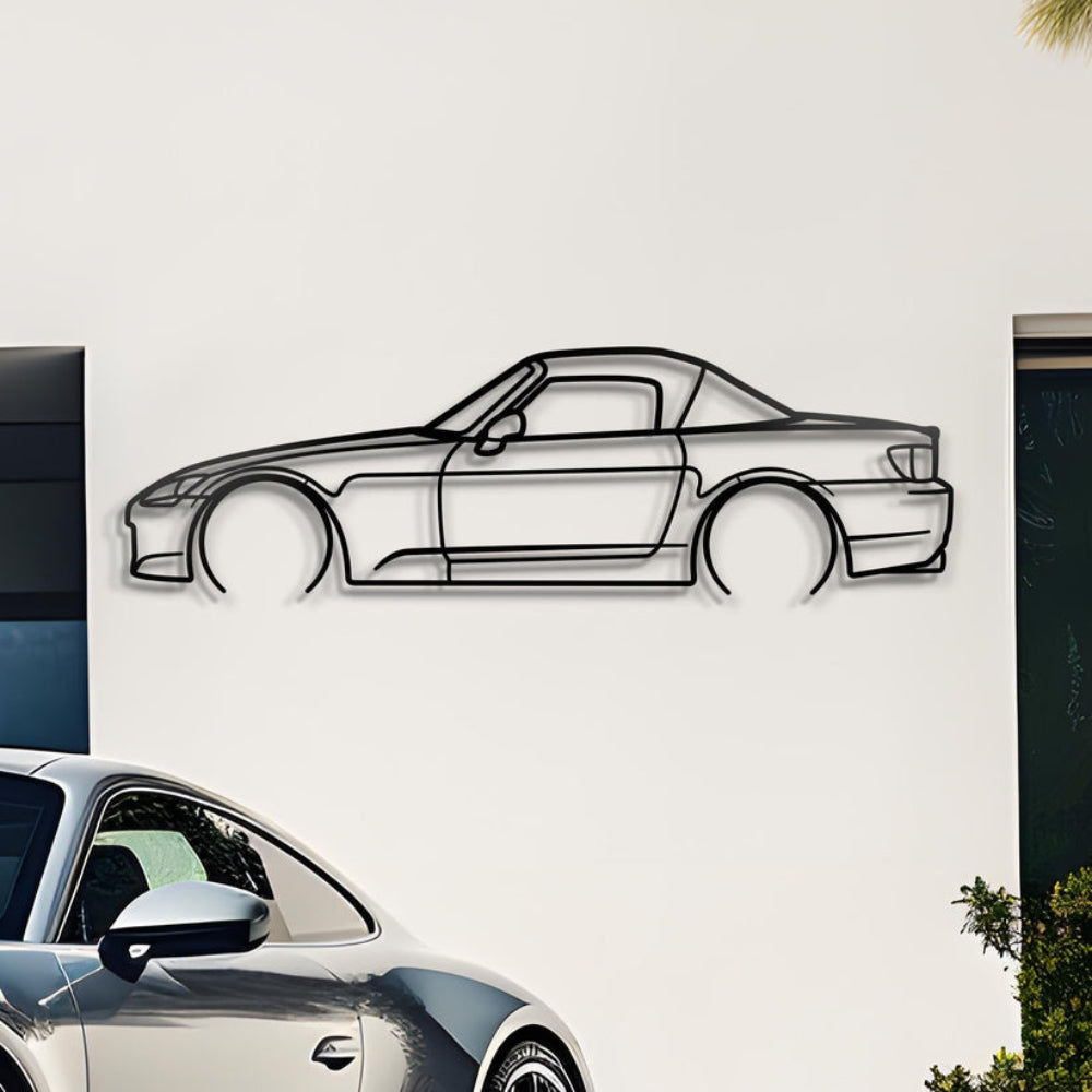 2004 S2000 Metal Silhouette