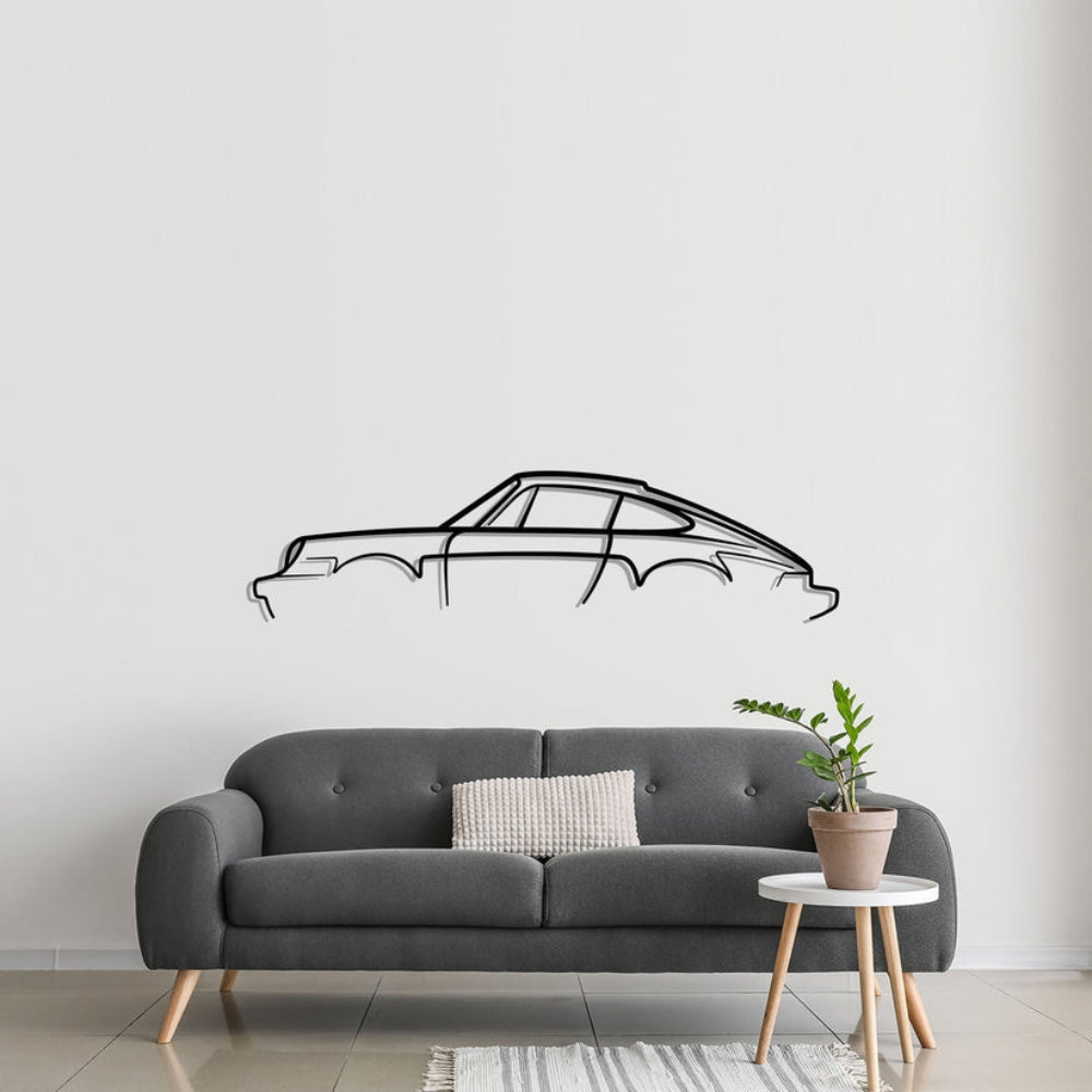 1994 911 (964) Carrera Cut Metal Silhouette