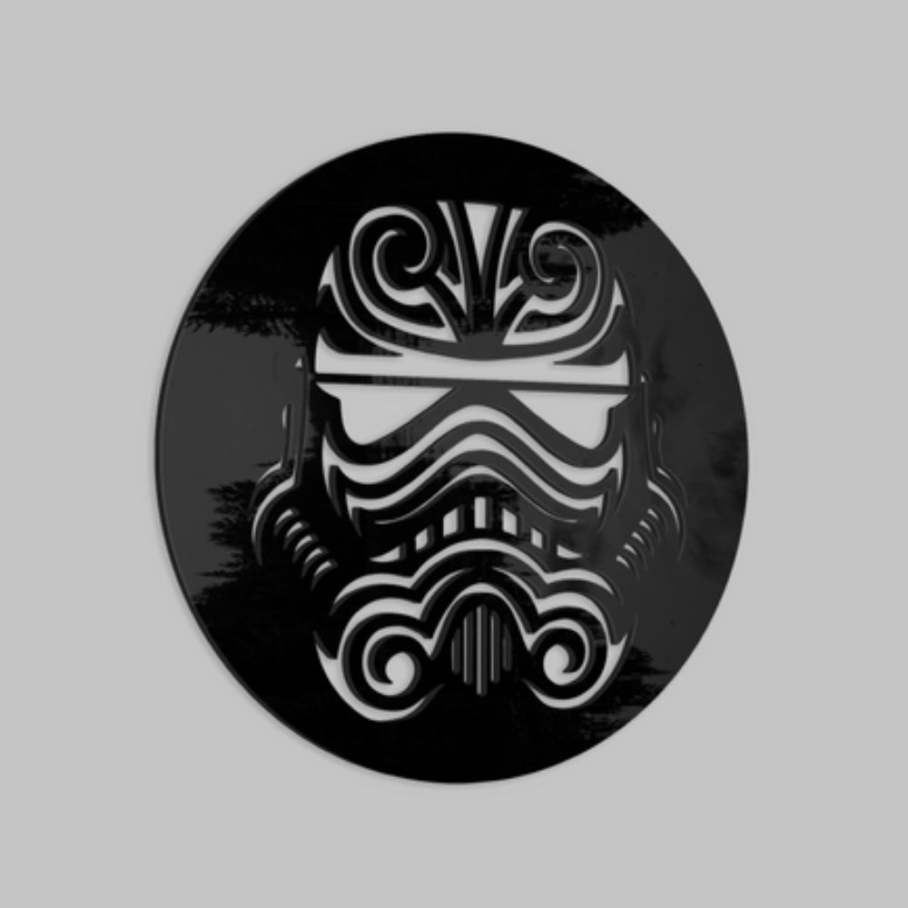 Stormtrooper-Metal with a sleek, polished finish