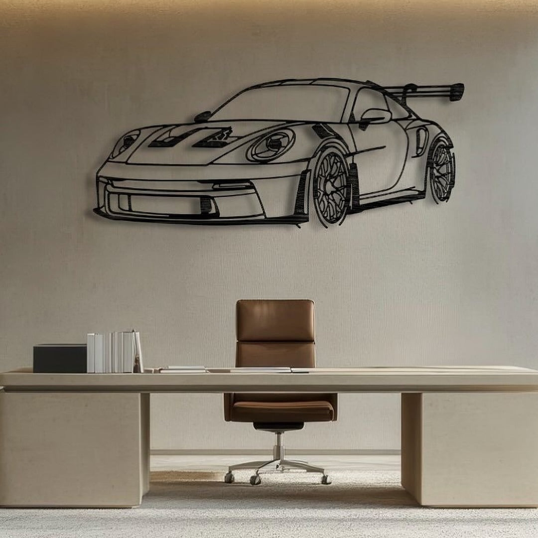 Porsche 911 GT3 RS -Metal Art